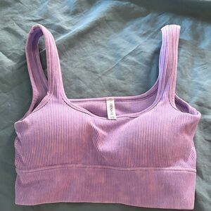 Zenana Outfitters Lavender Ribbed Tank Bralette